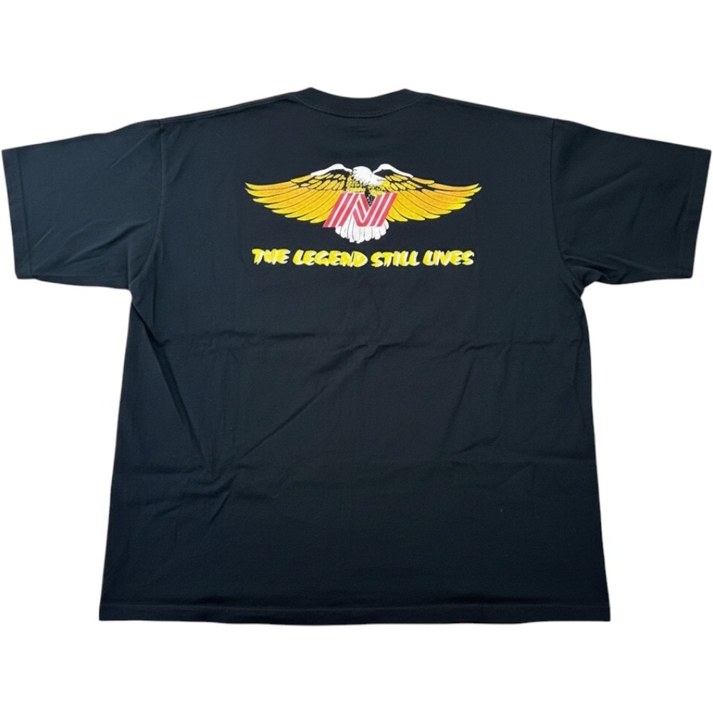 Vintage 90s All Sport Proweight Team NLS 1996 Eagle‎ Graphic T-Shirt XL Black